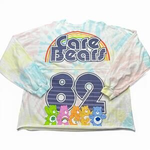 Care Bears 82 Spiral Tie Dye Spirit Jersey Adult Size XL Tie Dye Rare